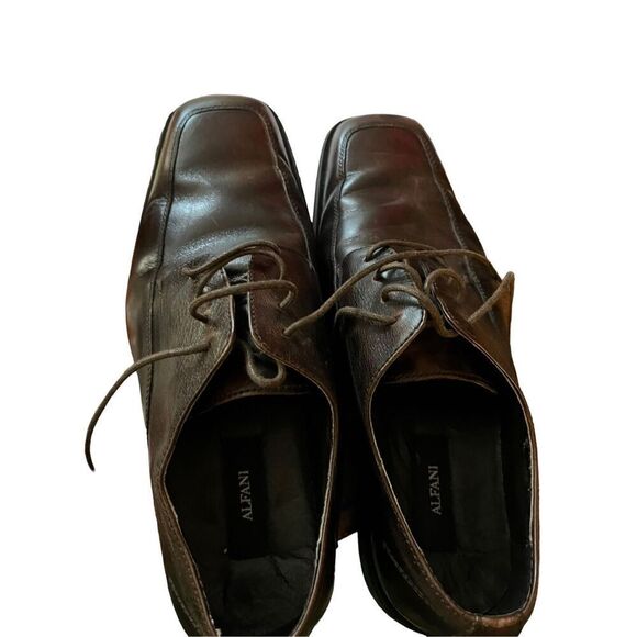 Alfani Other - Men’s Alfani Brown Leather Shoes Size 9.5